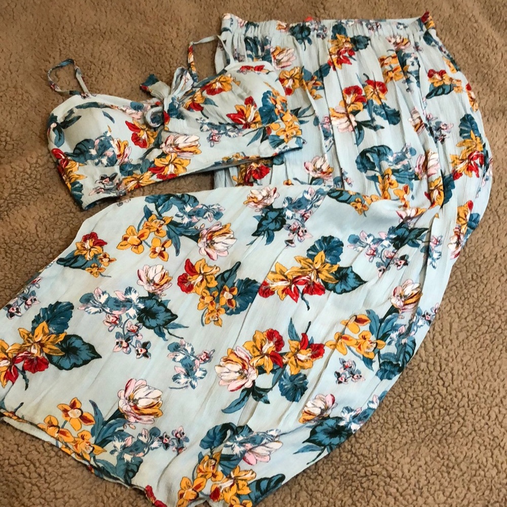 Blue Floral Set